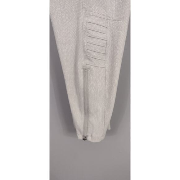 Athleta plus size 2X Delancey textured moto tight legging Creme activewear - Picture 6 of 16